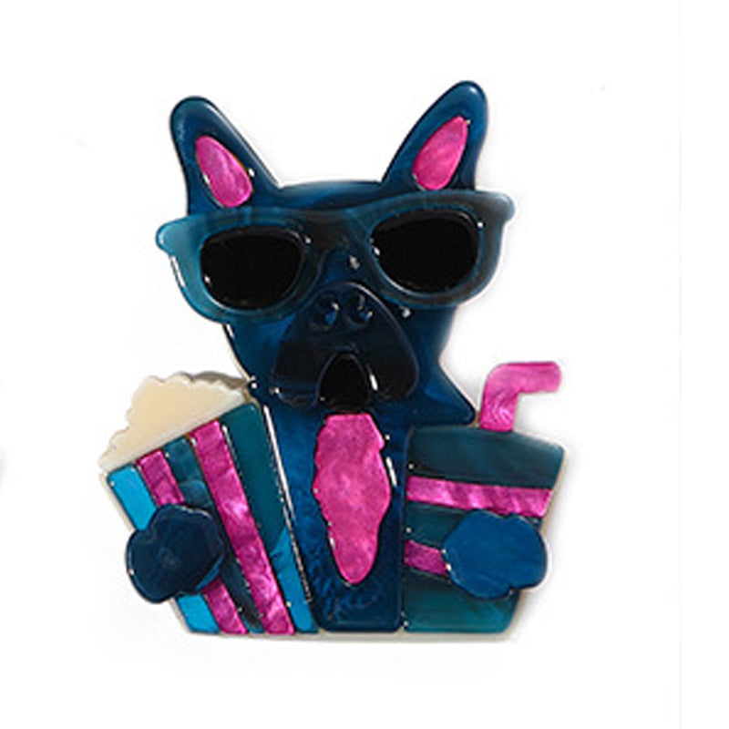 Elegante Pin De Acrílico Para Perros, Ideal Como Regalo O Accesorio Con Diseño Único