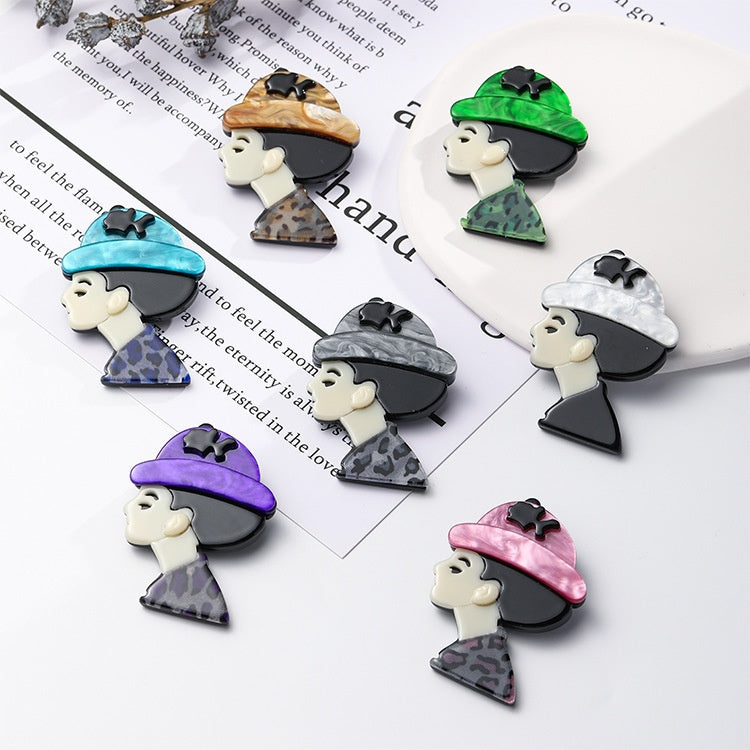 Pin De Yakli Con Diseño Resumen, Accesorio Elegante Y Distintivo Para Coleccionistas Y Moda