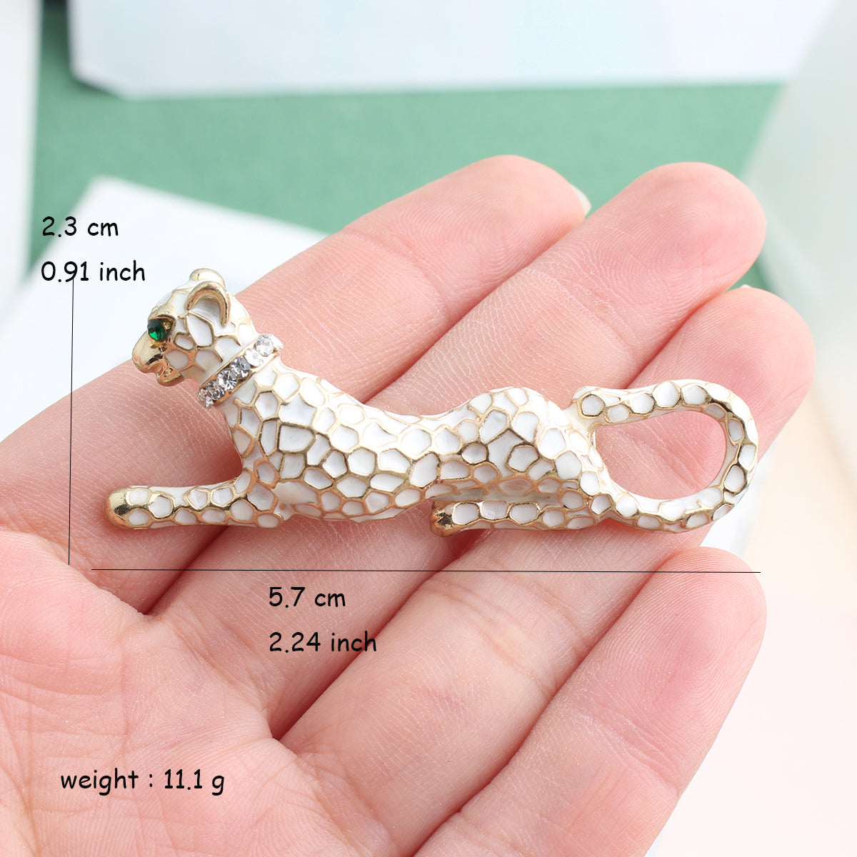 Pin De Aleación De Zinc Con Diseño De Animal Y Detalles En Diamantes De Imitación, Ideal Para Víspera De Todos Los Santos