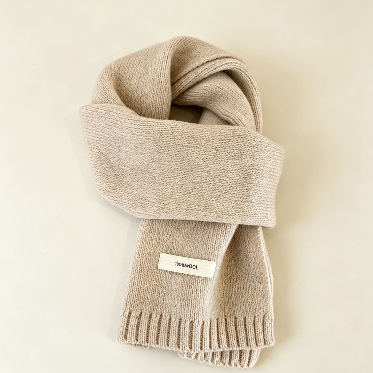 Bufanda De Lana Para Mujer En Patrón Cuadrilátero, Disponible En Rojo Para Invierno