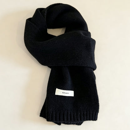Bufanda De Lana Para Mujer En Patrón Cuadrilátero, Disponible En Rojo Para Invierno