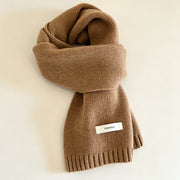 Bufanda color camel