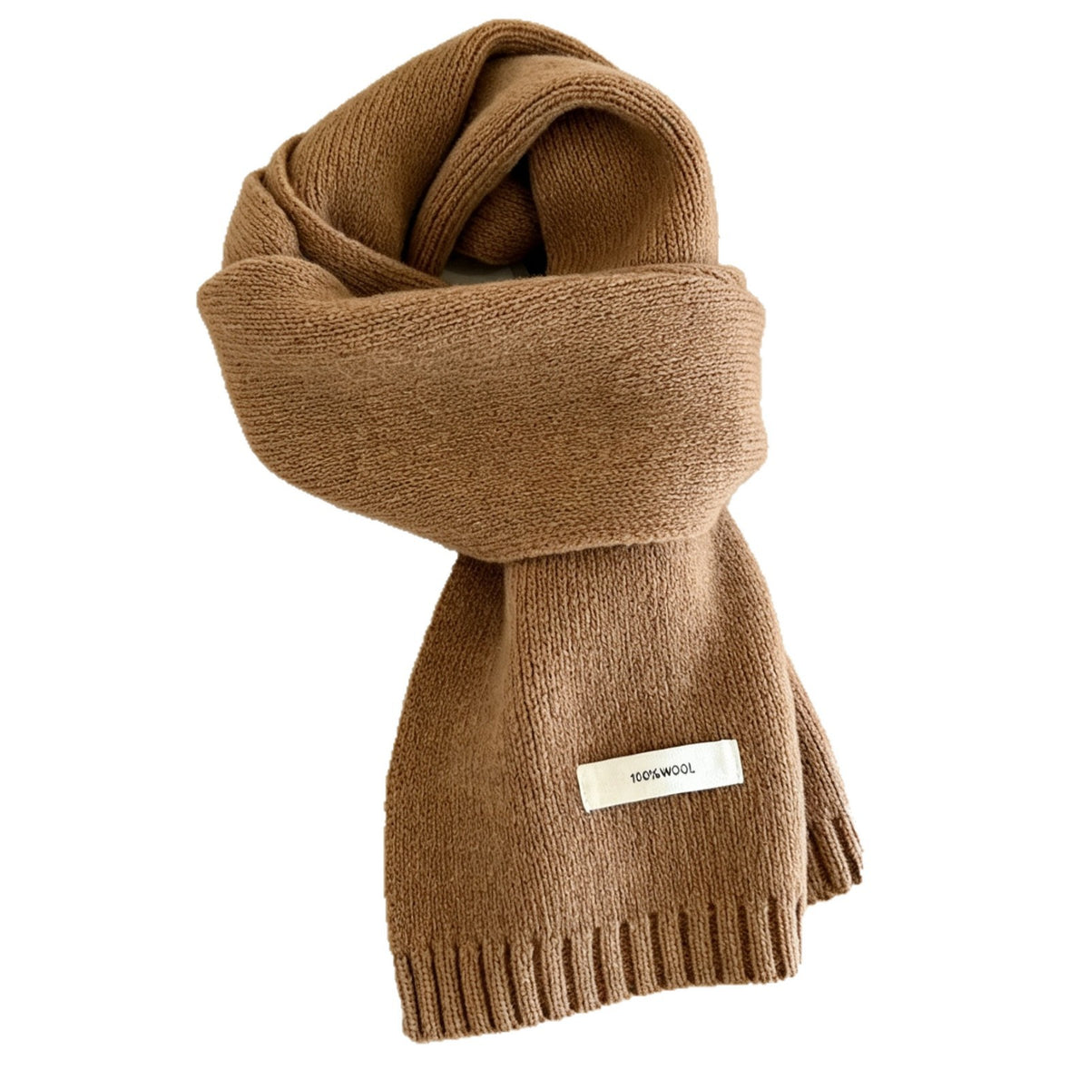 Bufanda De Lana Para Mujer En Patrón Cuadrilátero, Disponible En Rojo Para Invierno
