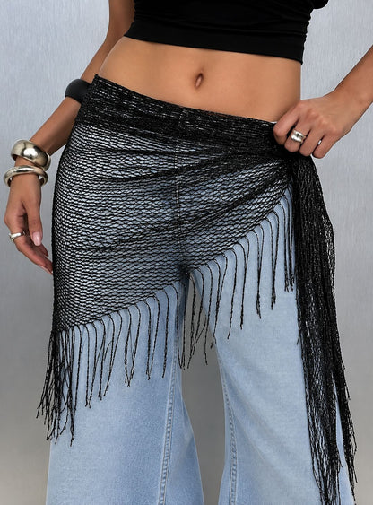 Bufanda Triangular Para Mujer Con Patrón De Borla En Color Oro, Ideal Para Primavera