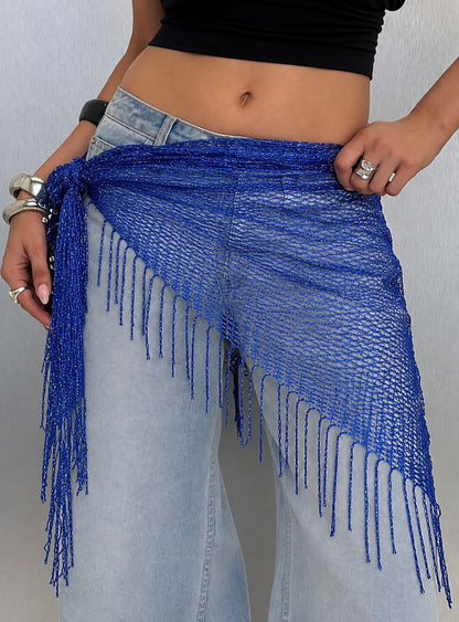 Bufanda Triangular Para Mujer Con Patrón De Borla En Color Oro, Ideal Para Primavera