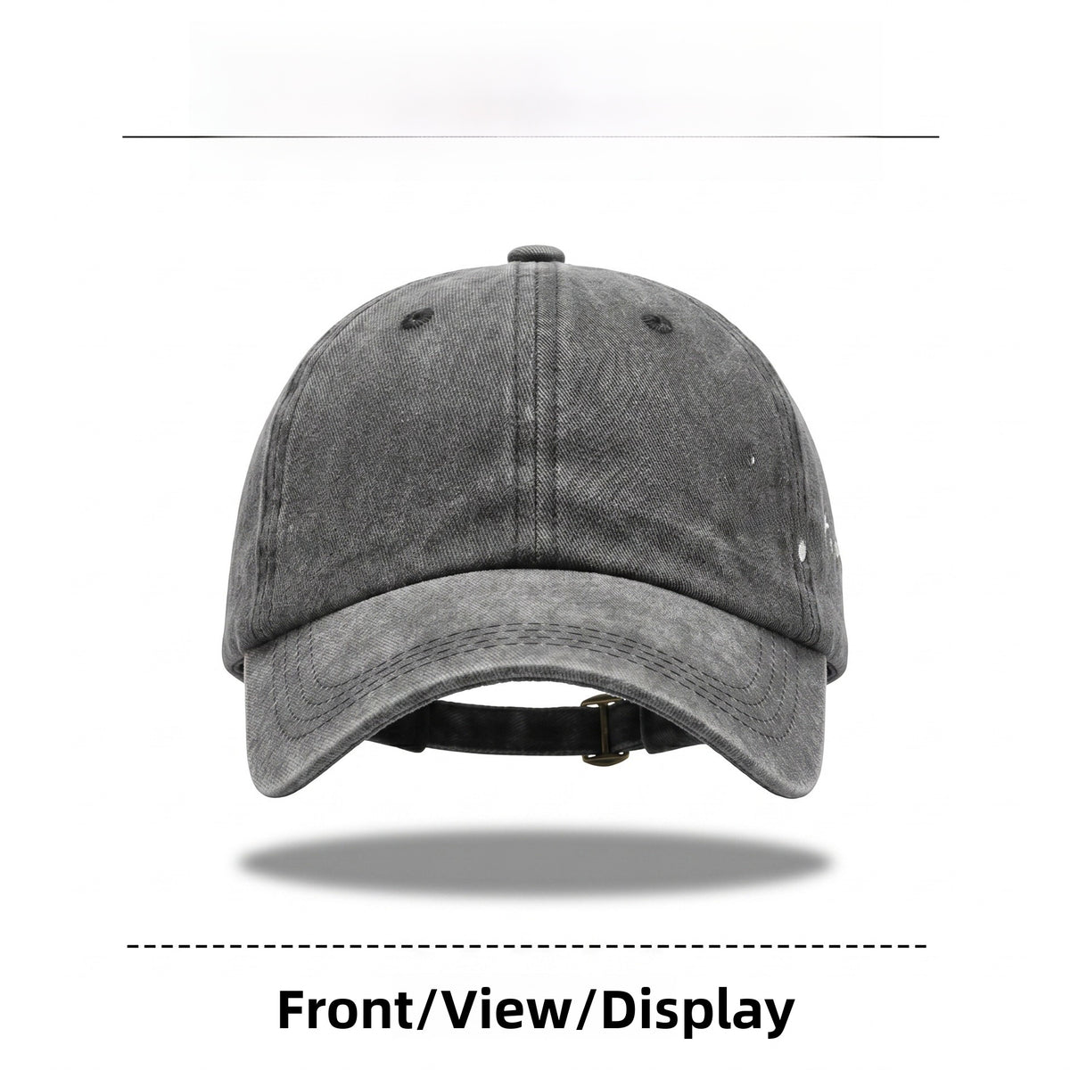 Gorra De Béisbol Para Mujer Estilo Vintage Con Visera Curva, Protección UV, En Algodón Con Diseño De Letra