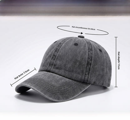 Gorra De Béisbol Para Mujer Estilo Vintage Con Visera Curva, Protección UV, En Algodón Con Diseño De Letra