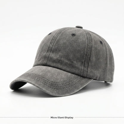 Gorra De Béisbol Para Mujer Estilo Vintage Con Visera Curva, Protección UV, En Algodón Con Diseño De Letra