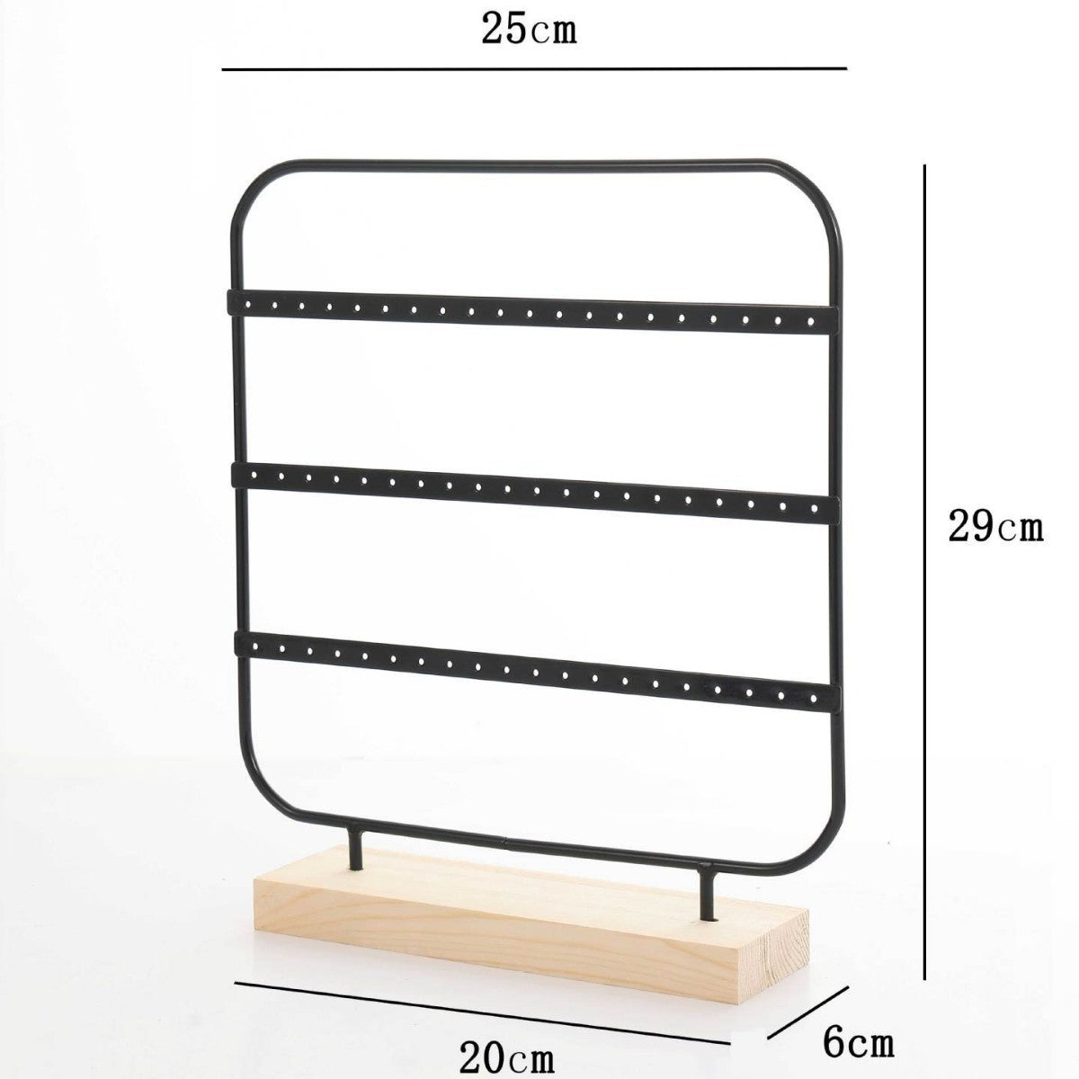 Soporte De Exhibición De Pendientes De Metal En Estilo Moderno, Disponible En Color Blanco Para Joyería
