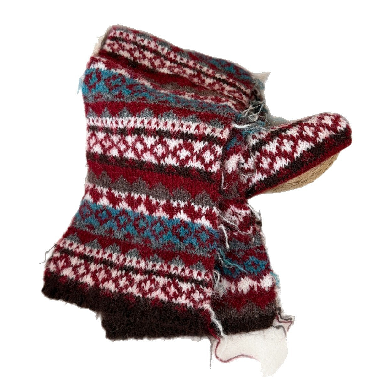 Bufanda De Lana Para Mujer Con Patrón De Árbol De Navidad En Rojo, Ideal Para Otoño E Invierno