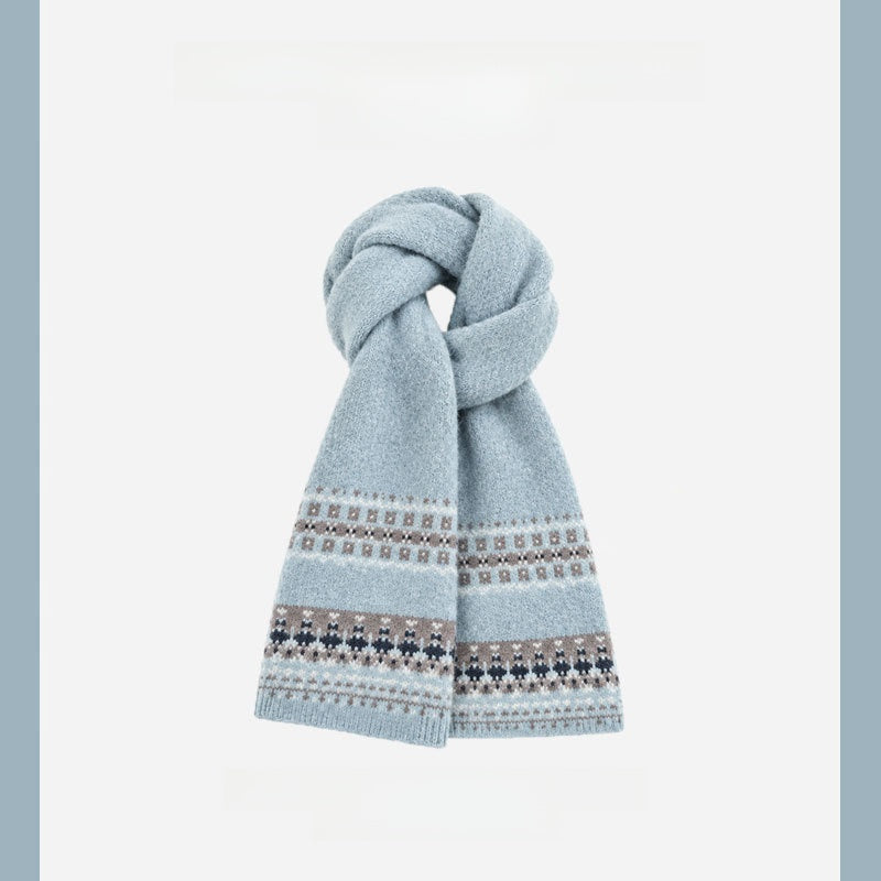 Bufanda A Cuadros Para Mujer En Color Rojo, Confeccionada Con Un Tejido Suave Que Imita El Cachemir, Ideal Para Las Estaciones De Otoño E Invierno.