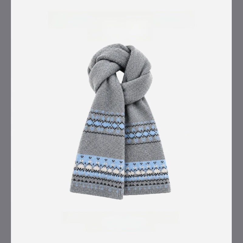 Bufanda A Cuadros Para Mujer En Color Rojo, Confeccionada Con Un Tejido Suave Que Imita El Cachemir, Ideal Para Las Estaciones De Otoño E Invierno.