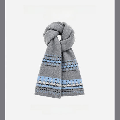Bufanda A Cuadros Para Mujer En Color Rojo, Confeccionada Con Un Tejido Suave Que Imita El Cachemir, Ideal Para Las Estaciones De Otoño E Invierno.