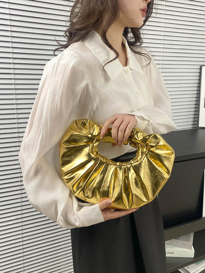 Geometric Pleated Evening Bags & Clutches