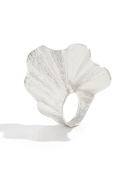 Irregularity Geometric Pleated Rings Accessories