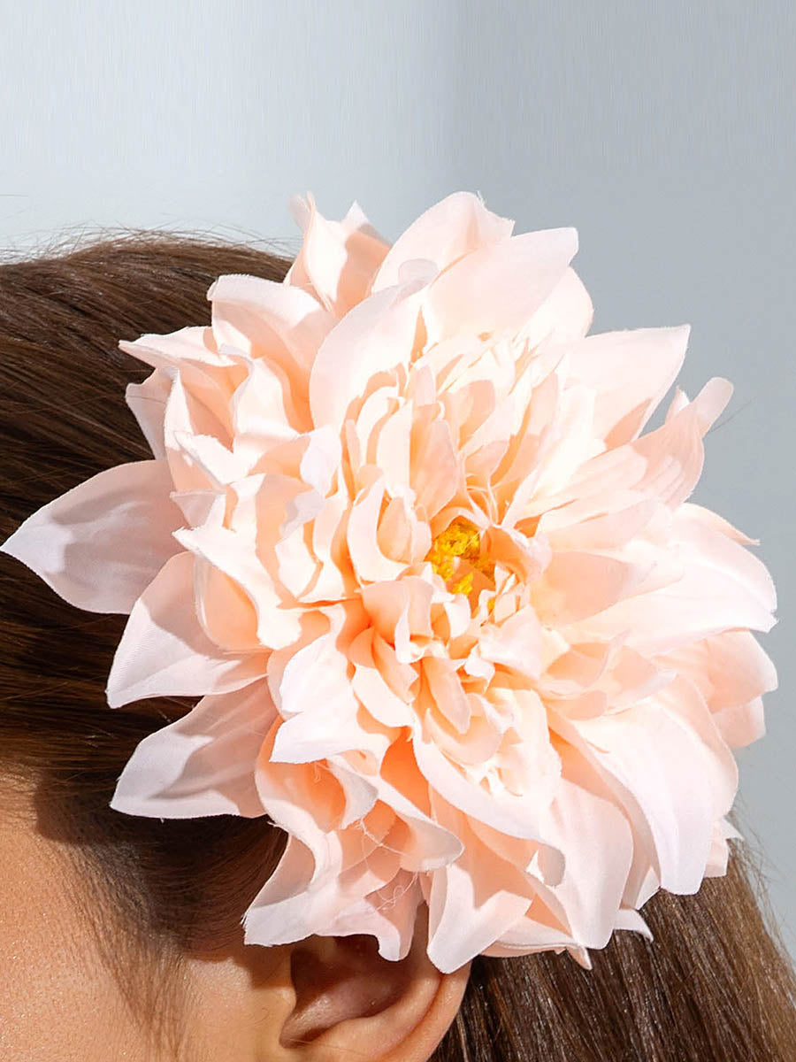 Three-Dimensional Flower Hair Clips
