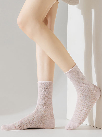 6 Pairs Women Summer Casual Breathable Socks