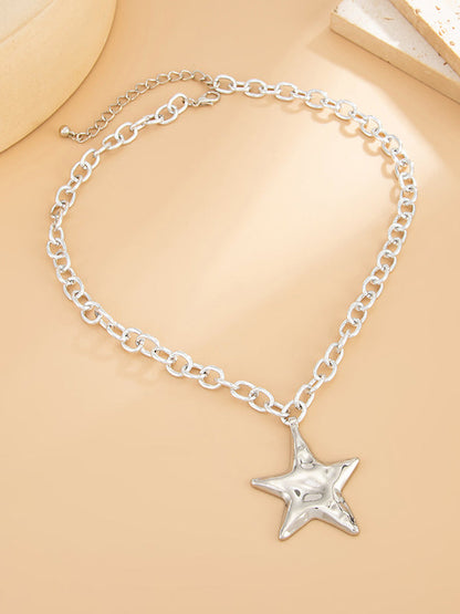 Chains Shiny Star Shape Necklaces Accessories