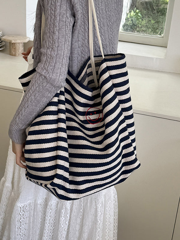 Split-Joint Striped Bags Handbags Shoulder Bags