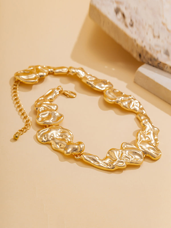 Geometric Solid Color Dainty Necklace Necklaces Accessories