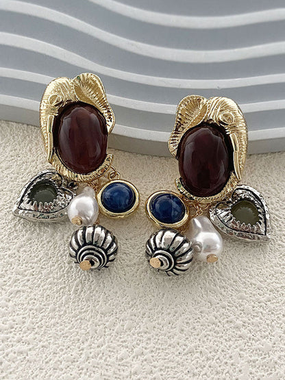 Irregularity Animal Shape Heart Shape Shiny Earrings Accessories