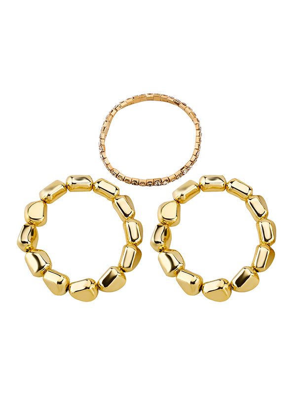 Normcore Geometric Rhine Stones Bracelet Accessories