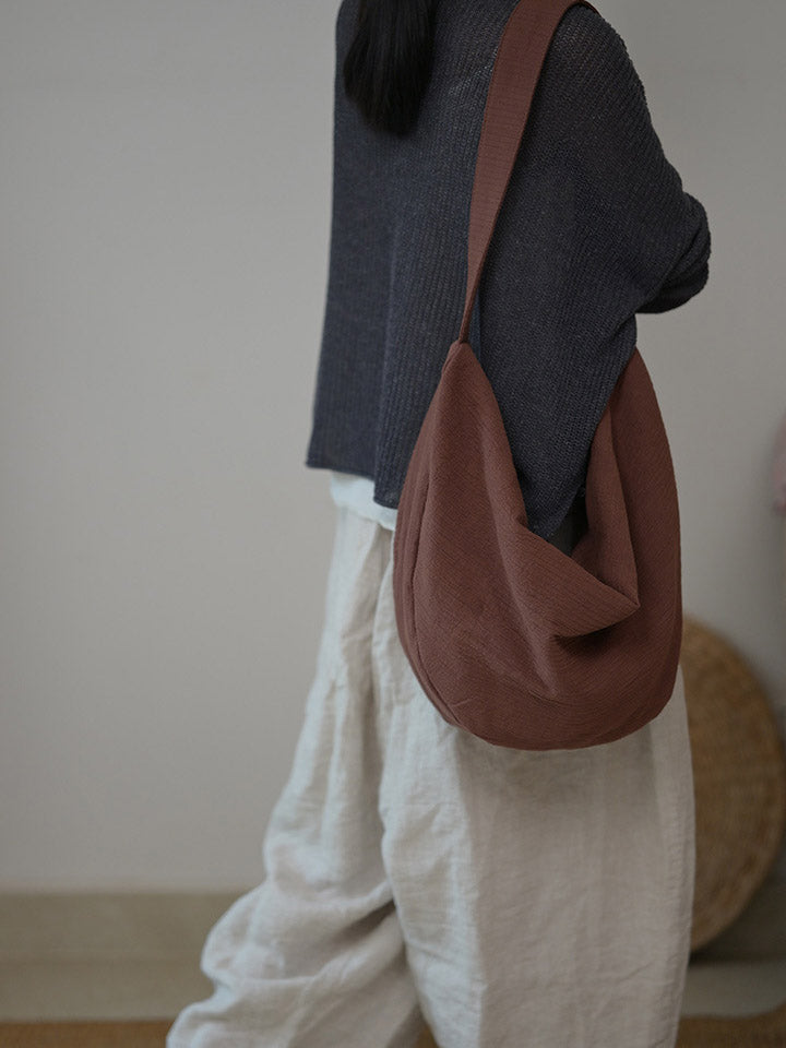 Retro Artistic Large Capacity Crossbody Bag