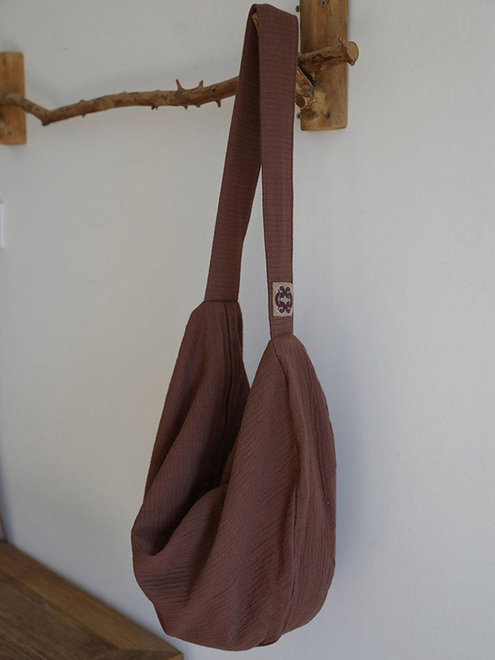 Retro Artistic Large Capacity Crossbody Bag
