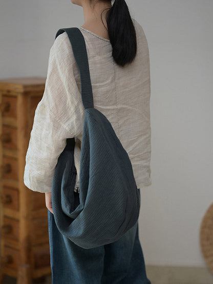 Retro Artistic Large Capacity Crossbody Bag
