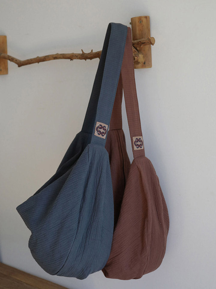 Retro Artistic Large Capacity Crossbody Bag