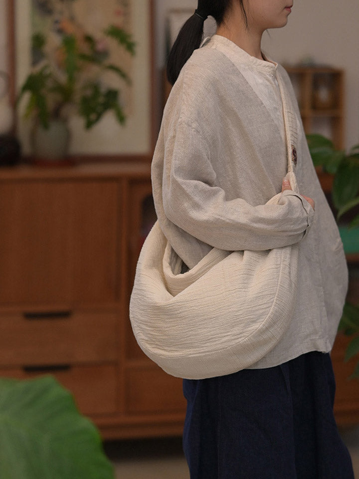 Retro Artistic Large Capacity Crossbody Bag