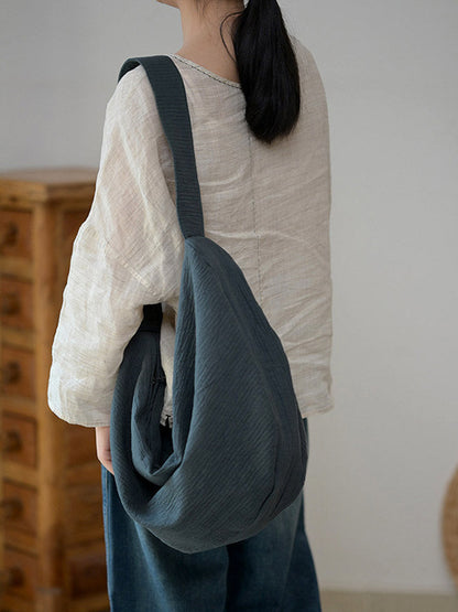Retro Artistic Large Capacity Crossbody Bag