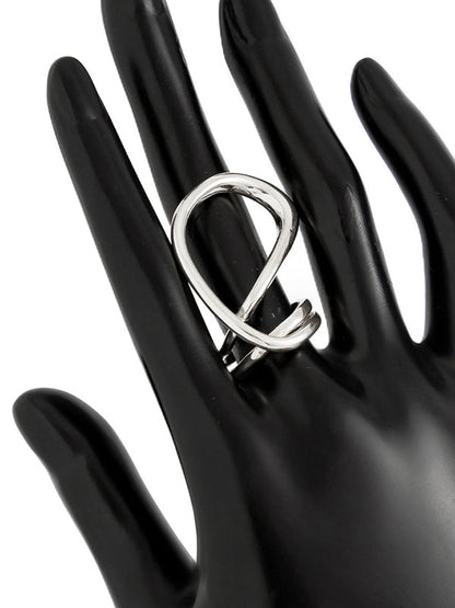 Irregularity Geometric Shiny Rings Accessories