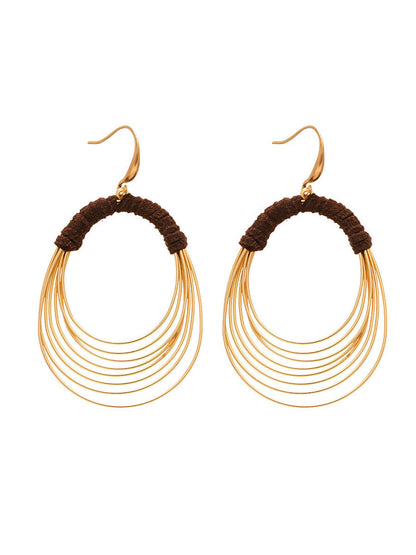 Geometric Drop Earrings