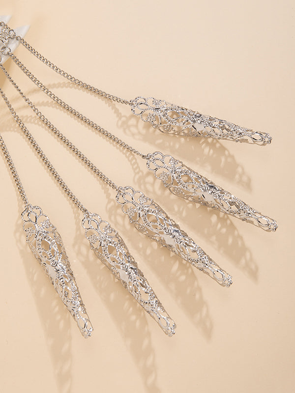 Chains Geometric Hollow Nail Protectors