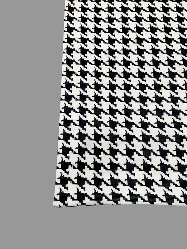 Loose Wide Leg Houndstooth Casual Pants Bottoms Trousers