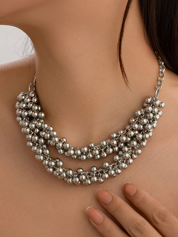 Chains Geometric Solid Color Necklaces Accessories