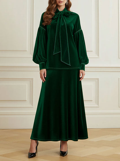 A-Line Loose Solid Color Skirts Bottoms