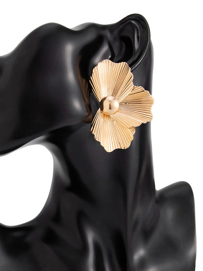 Irregularity Flower Shape Earrings Accessories