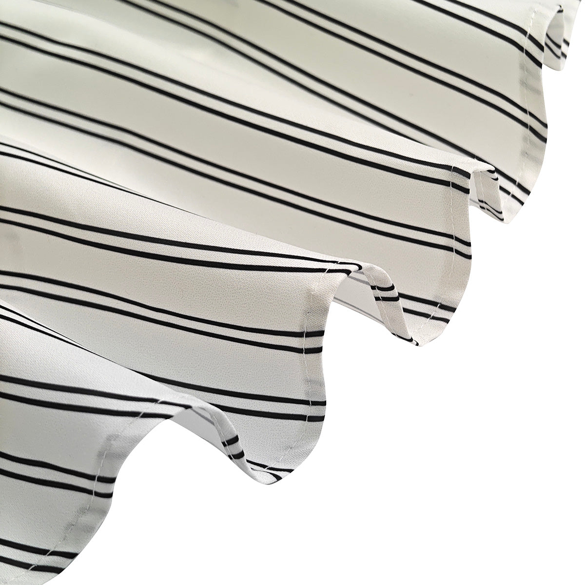 Long Sleeves Loose Buttoned Contrast Color Striped Lapel Blouses&Shirts Tops