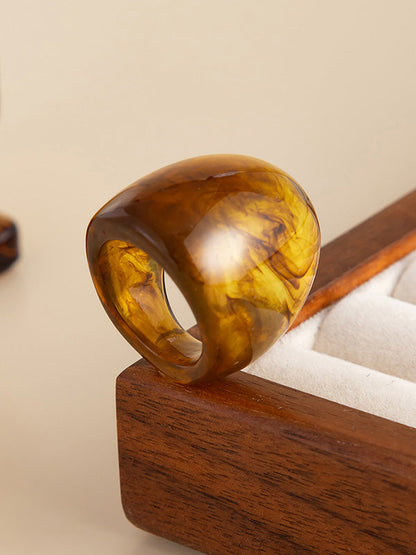 Irregularity Geometric Shiny Rings Accessories