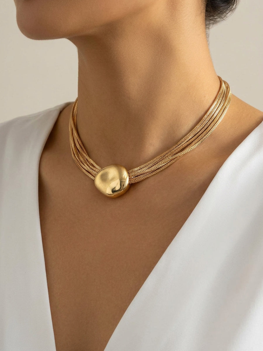Geometric Chains Necklaces Accessories