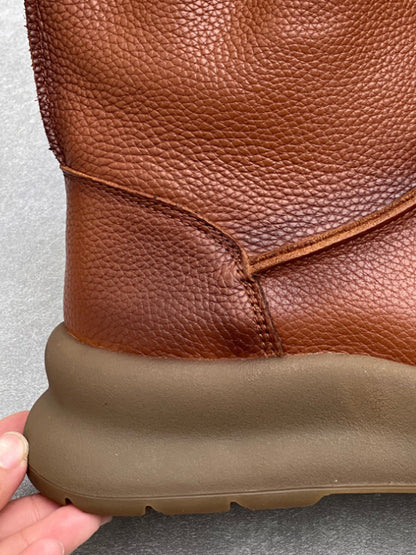 Women Vintage Soft Genuine Leather Platform Boots
