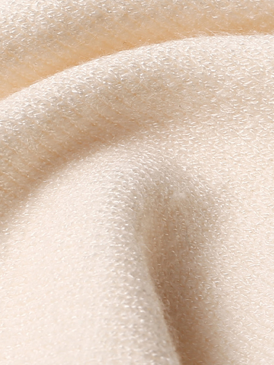 Women Casual Autumn Pure Color Warm Knitted Hat