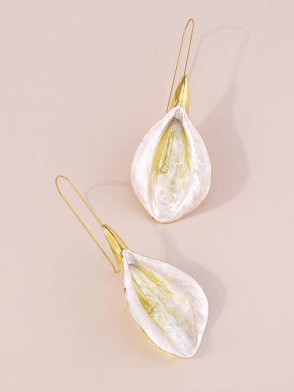 Flower Shape Drop Earrings Earrings Accessories