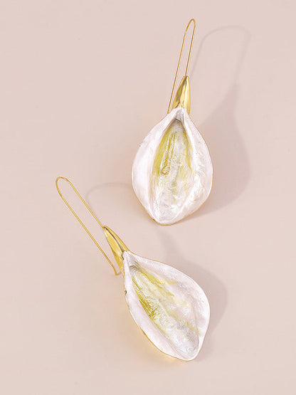 Flower Shape Drop Earrings Earrings Accessories