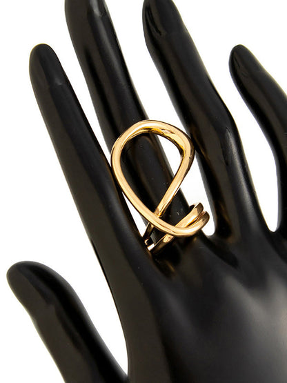 Irregularity Geometric Shiny Rings Accessories