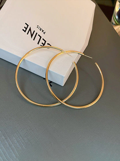 Geometric Solid Color Drop Earrings