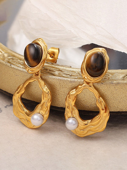 Geometric Drop Earrings