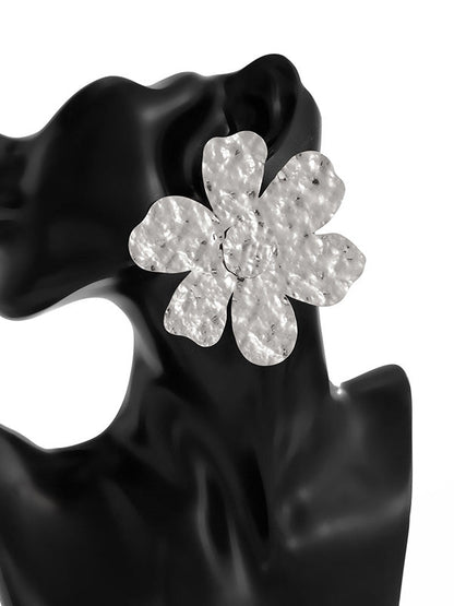 Irregularity Flower Shape Earrings Accessories